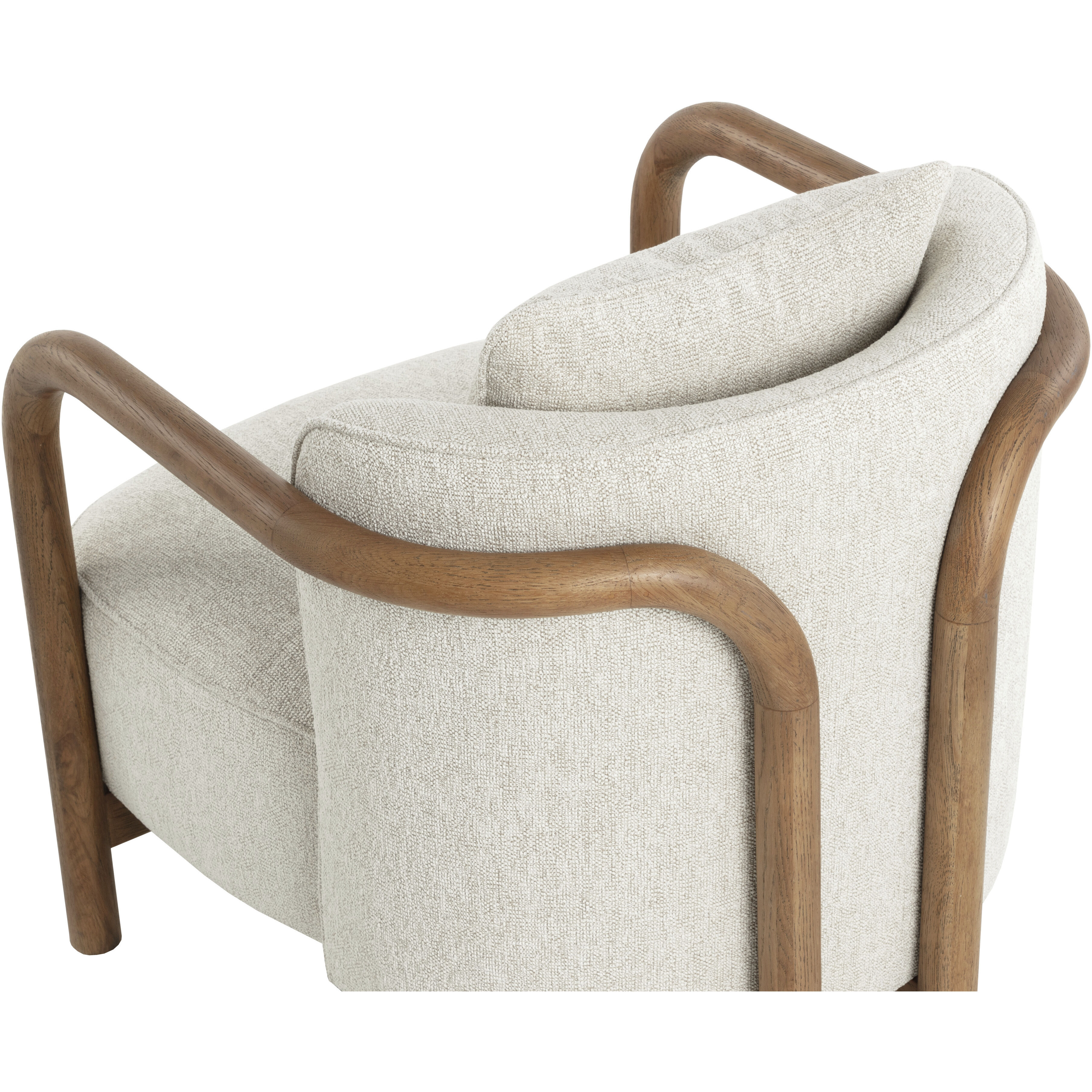 Beatrice Dove Cream Lounge Chair